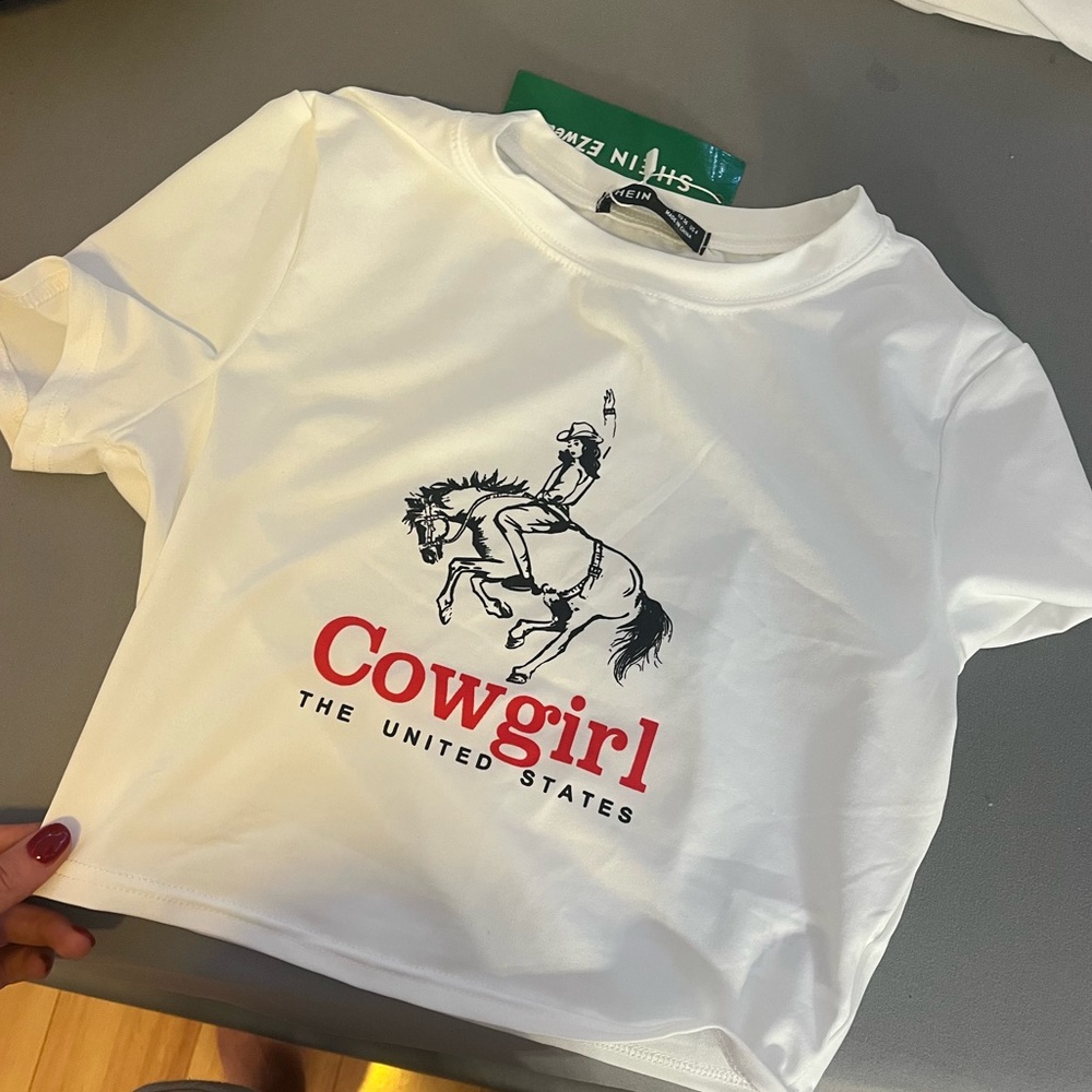 Cowgirl Cropped Tee